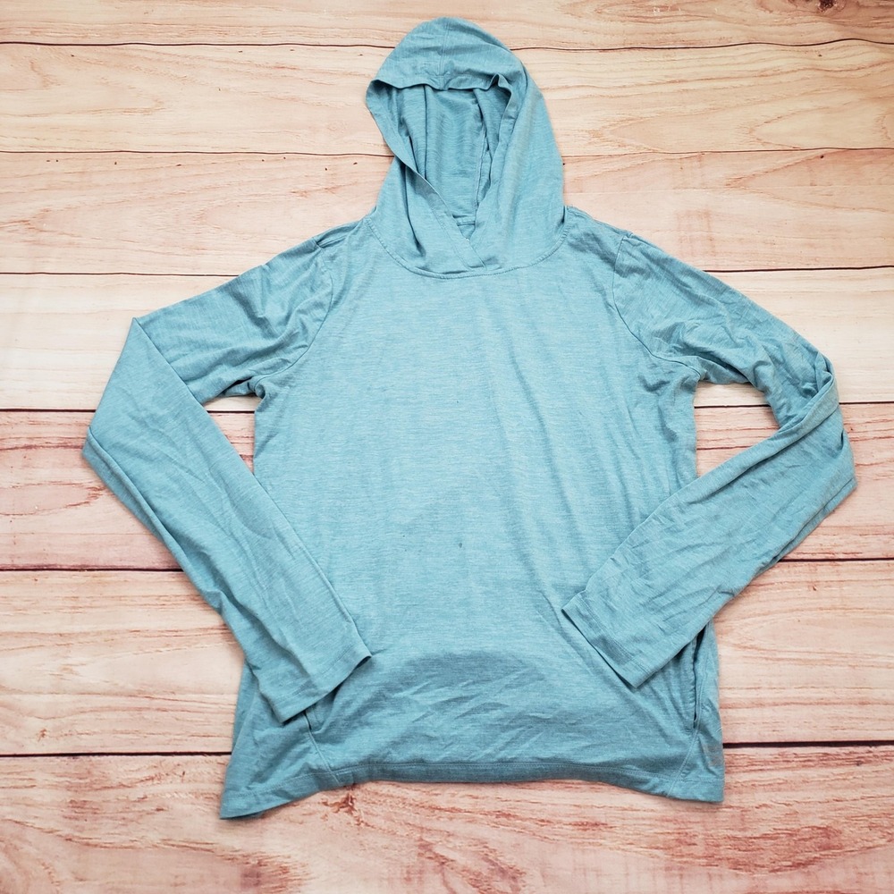 Reebok Performance Pullover Top Womens Medium Lightweight Athletic Training Hood